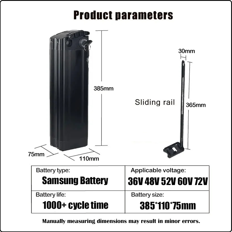 電動自転車 36v 48v 52v シルバーフィッシュバッテ - Electric Bicycle Battery 72V 30Ah のレビューと価格