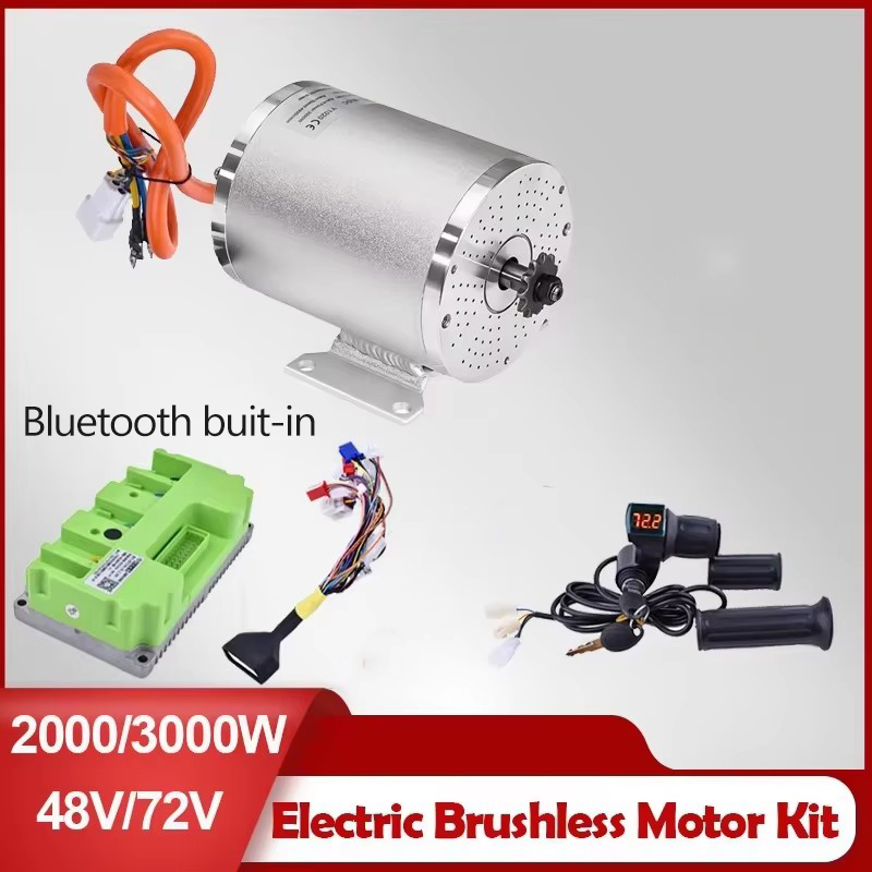 統合ブラシレスモーター,電動自転車,オートバイ,atv,48 - Ebike Conversion Kit 72V 3000W のレビューと価格
